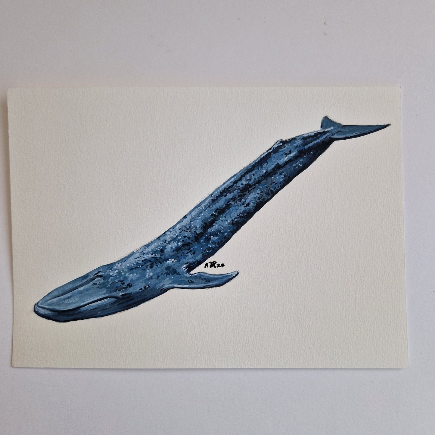 Blue Whale Original Painting