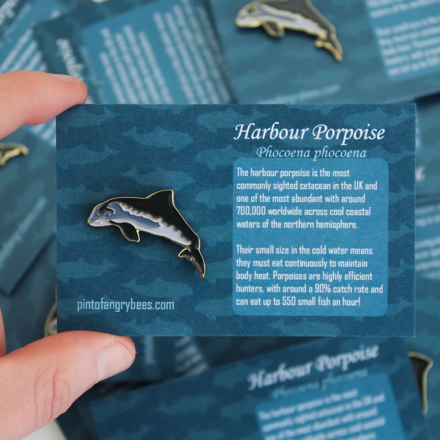 Harbour Porpoise Soft Enamel Pin