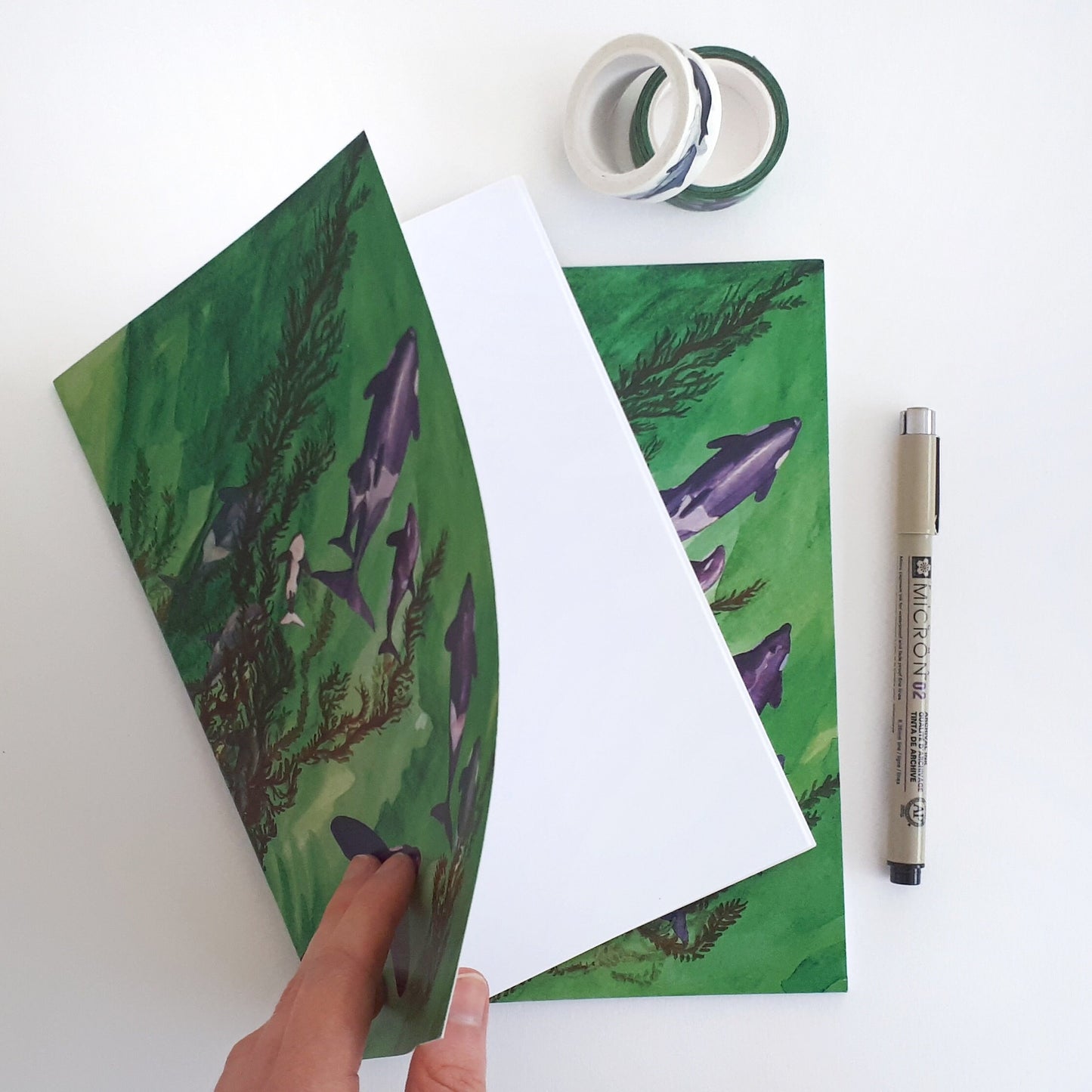 Orca Family A5 Notebook