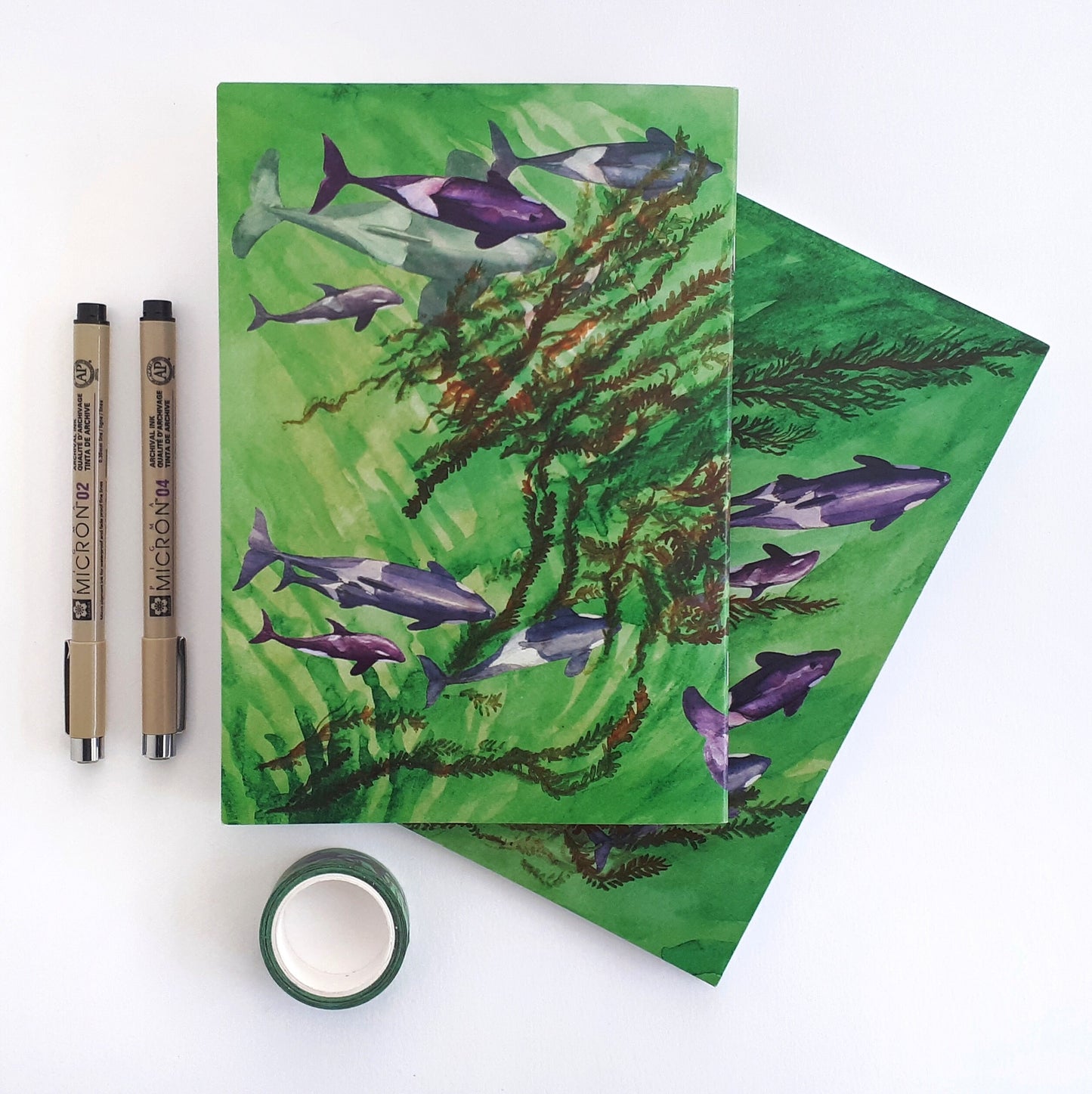 Orca Family A5 Notebook