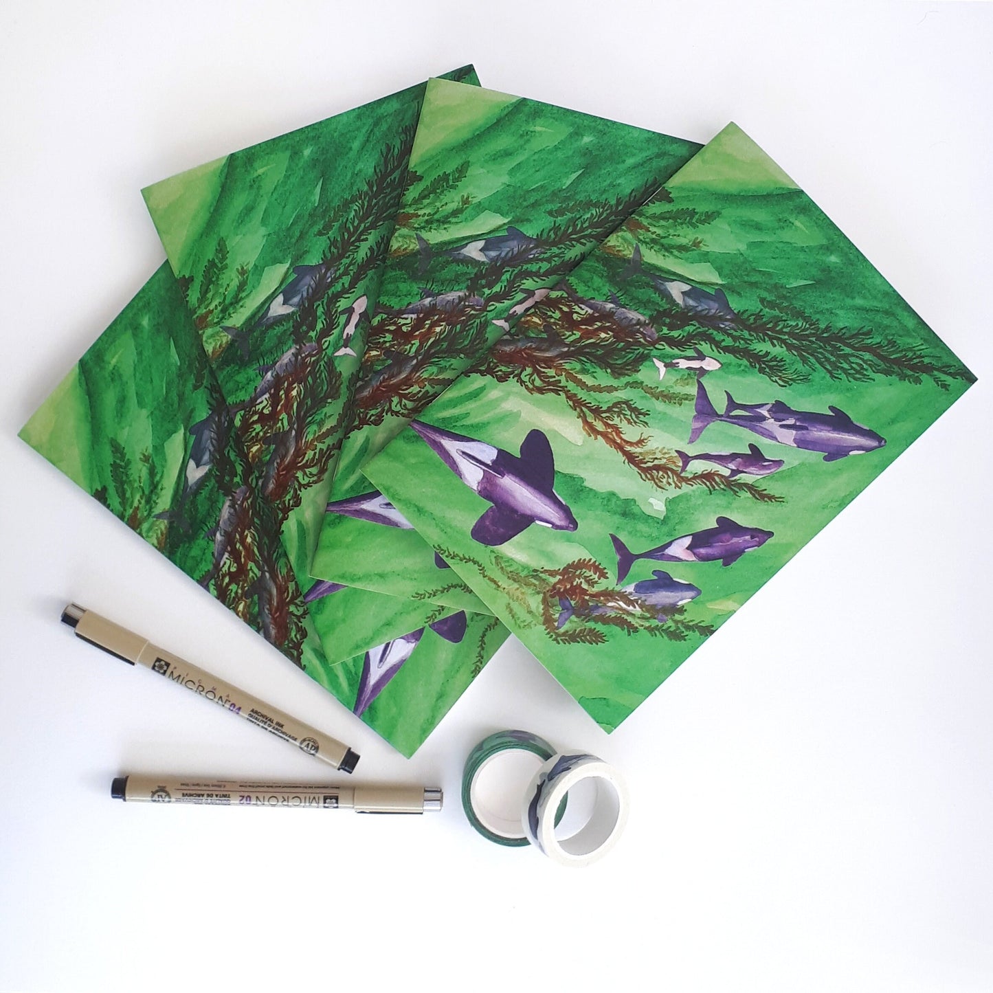 Orca Family A5 Notebook