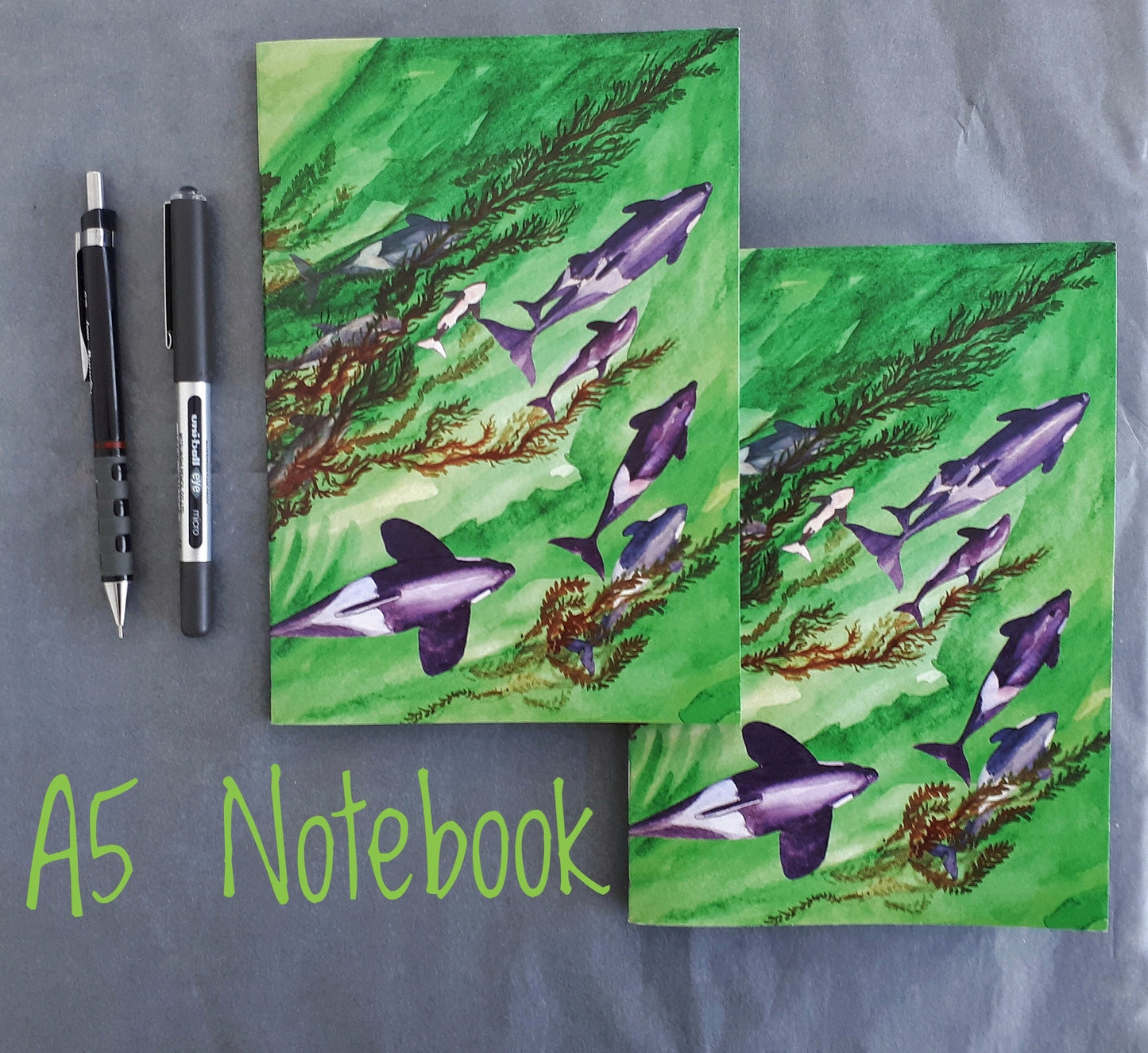 Orca Family A5 Notebook