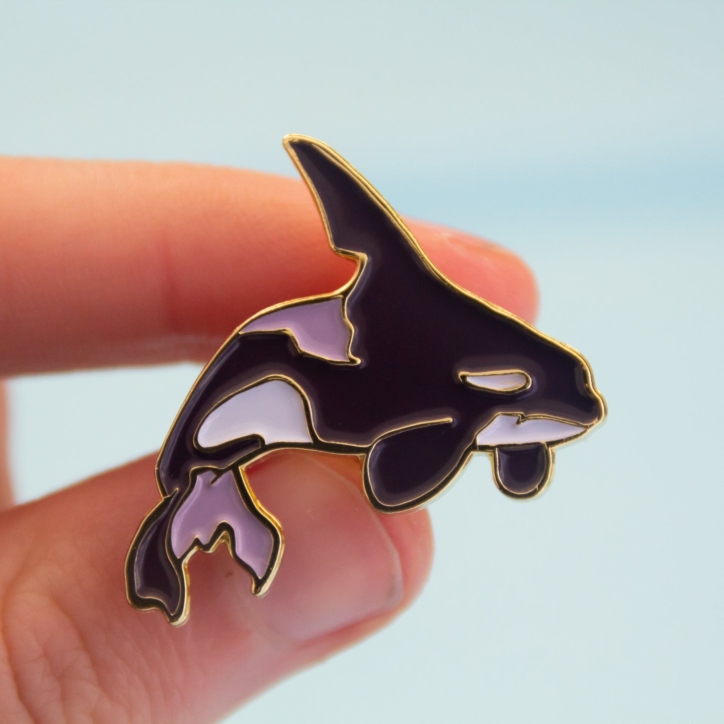 John Coe Killer Whale Soft Enamel Pin