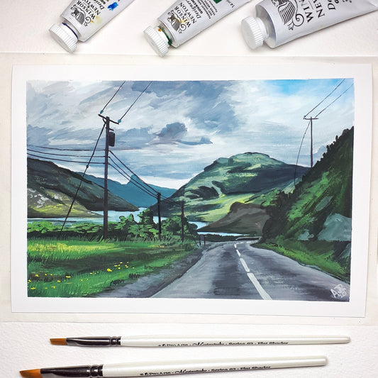 NC500 Road View Giclée Print