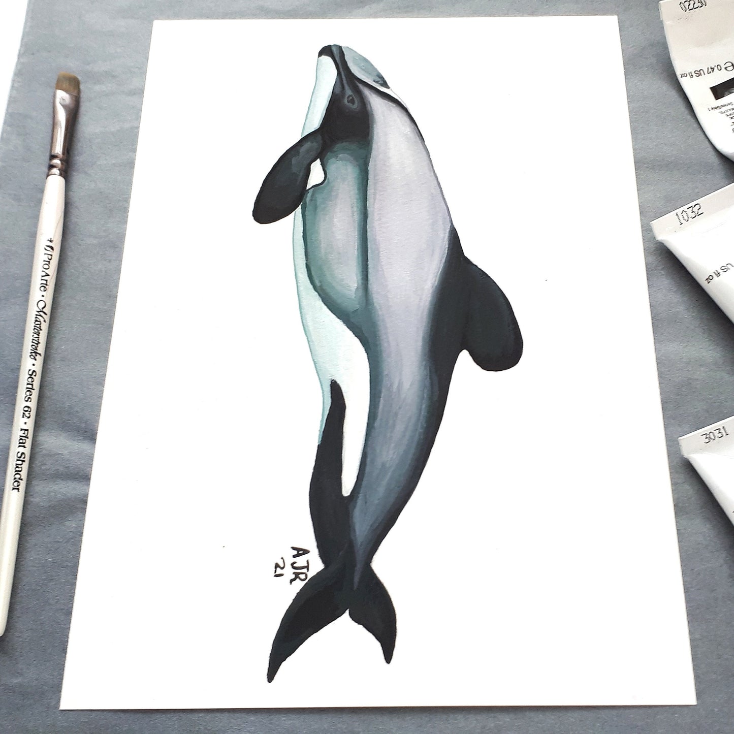 Hector's Dolphin Original Painting