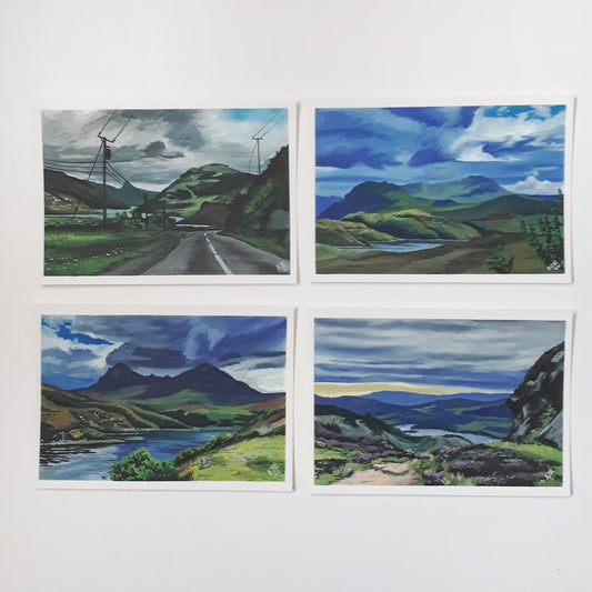 Scottish Mountains A6 Postcards