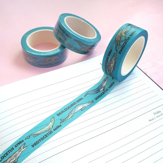 Whale Evolution Washi Tape