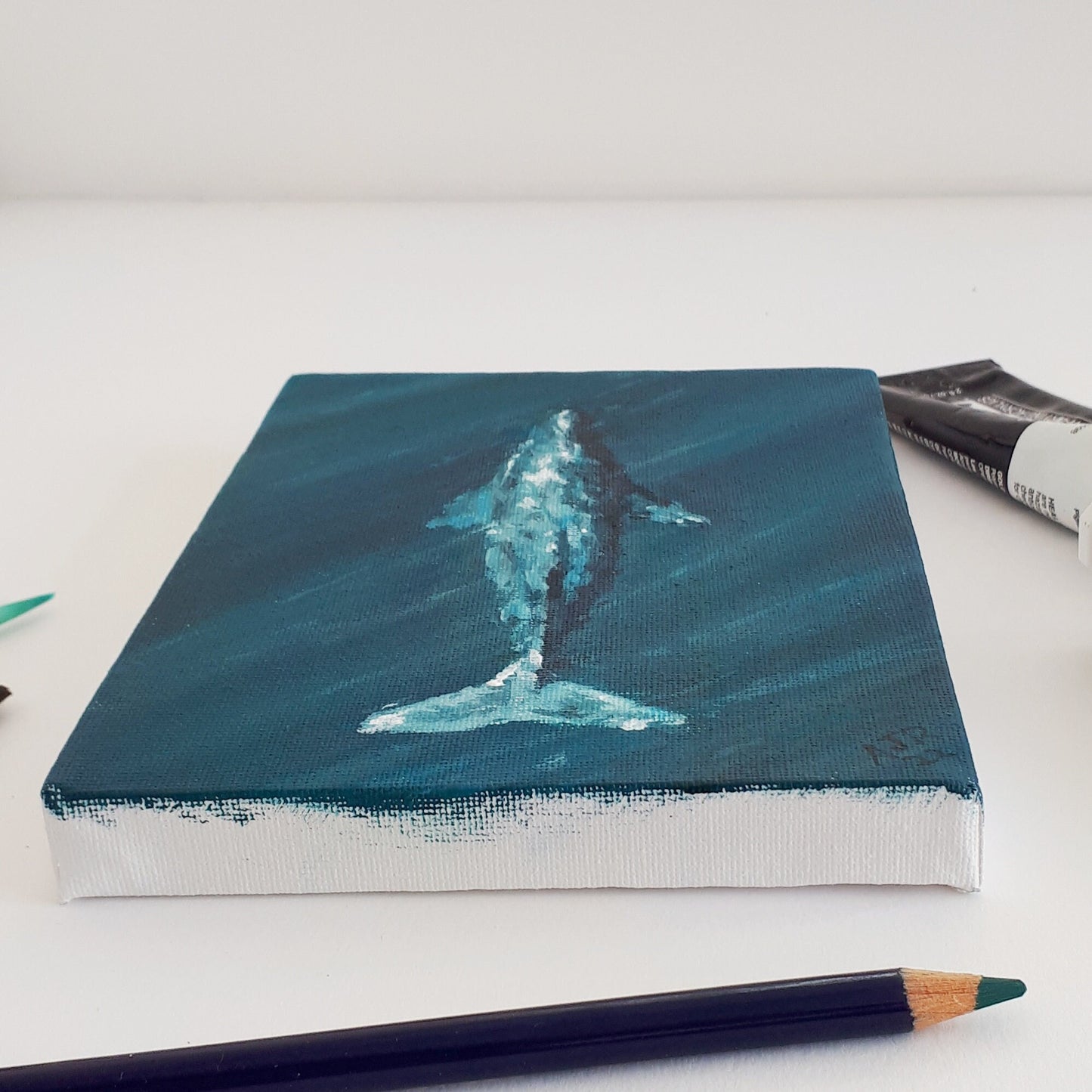 Gray Whale Original Painting