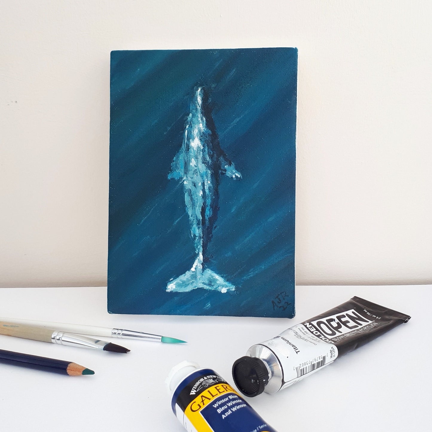 Gray Whale Original Painting